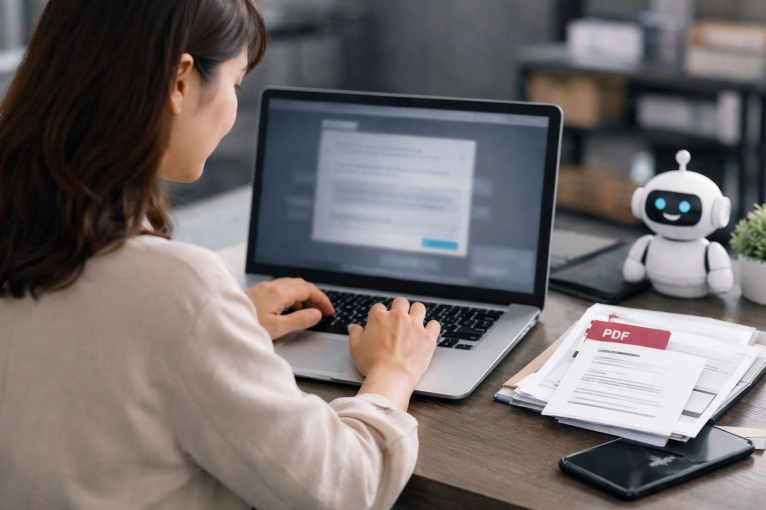 社内AI（ChatGPT代替）の活用イメージ